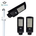 Poste de luz LED integrada com sensor de movimento